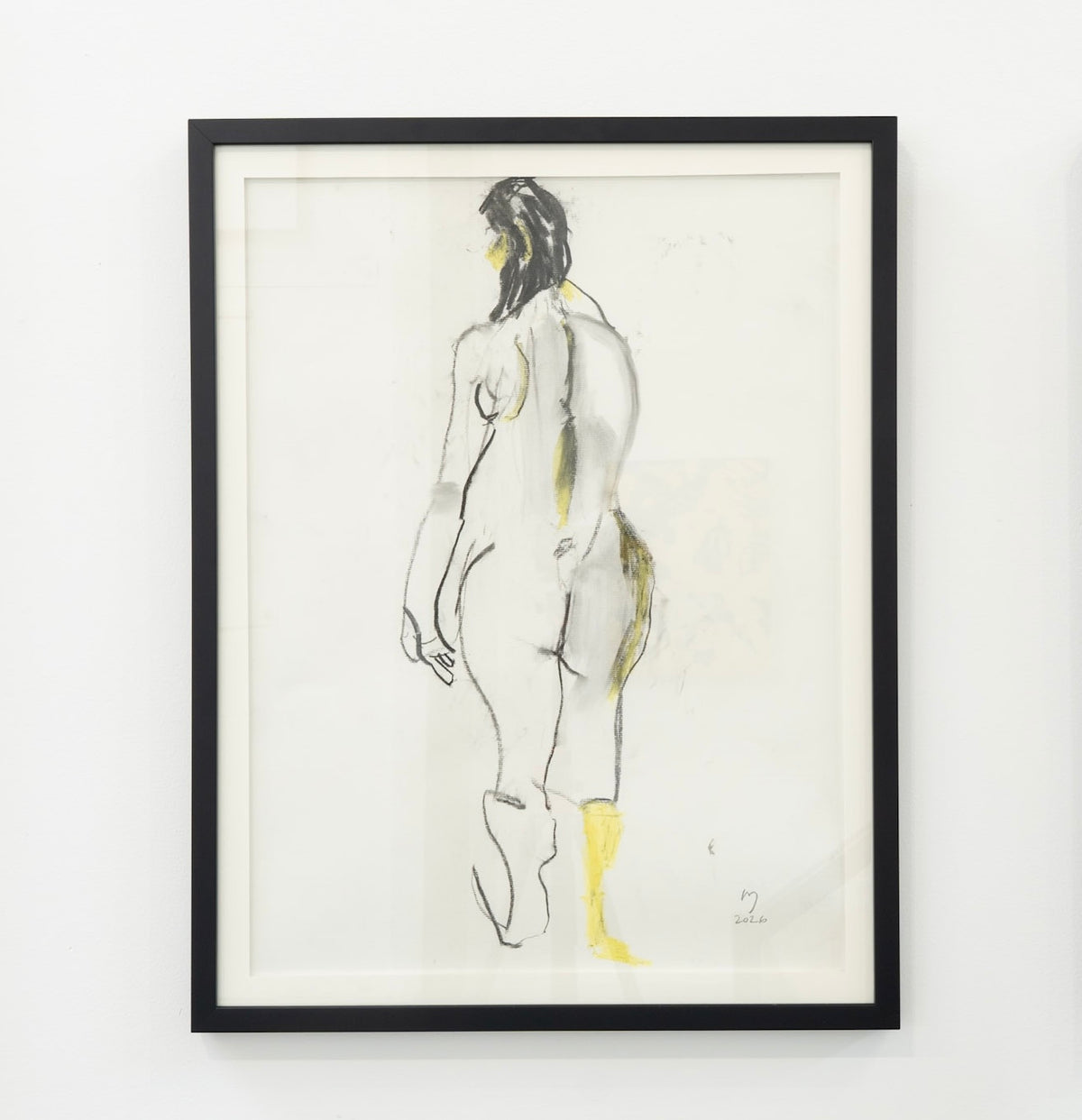 Figure Drawing yellow sock