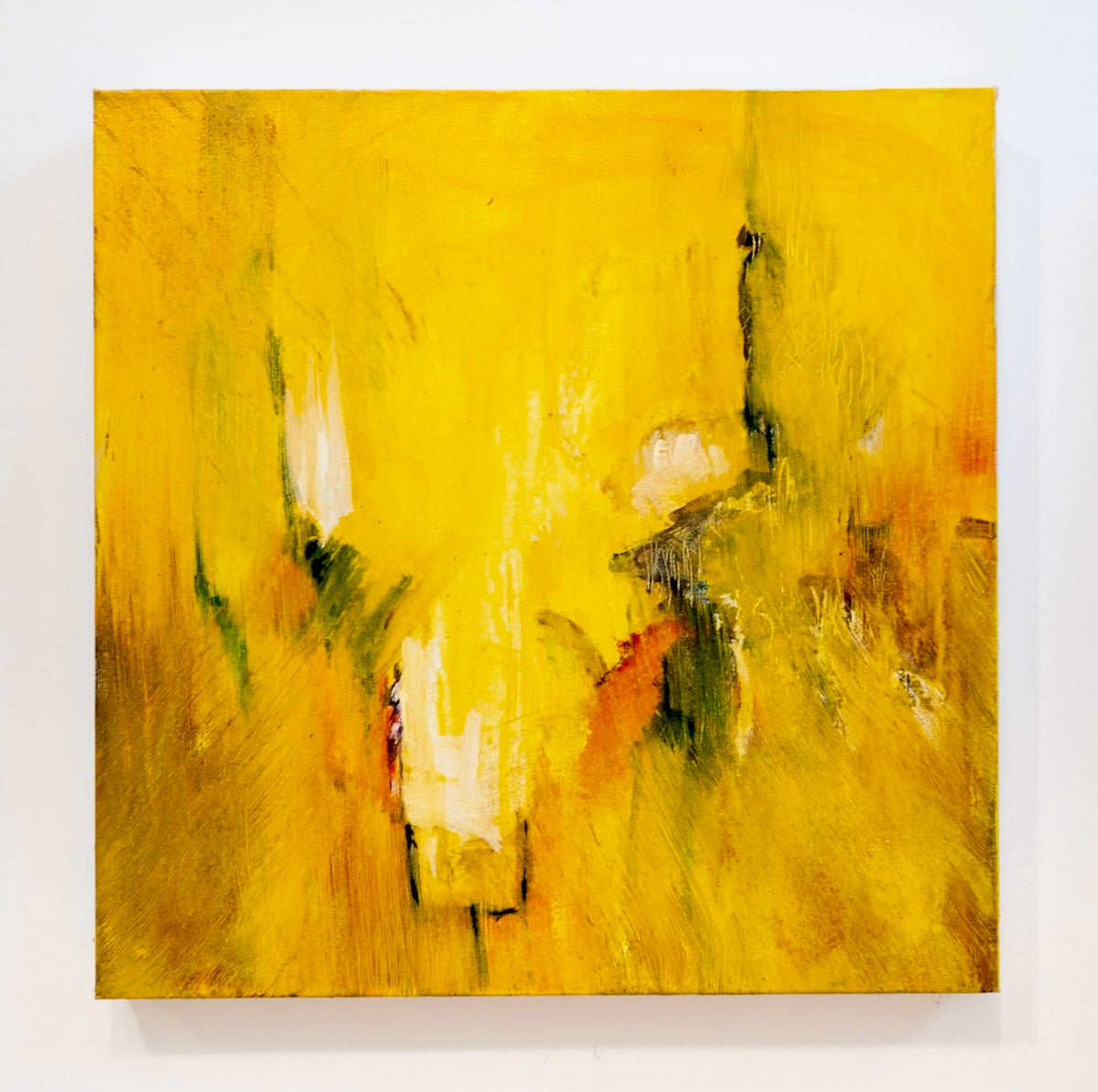 V - Pilot Port "V", Pigments on canvas, 20" x 20" (51 x 51 cm), by Tom Relth