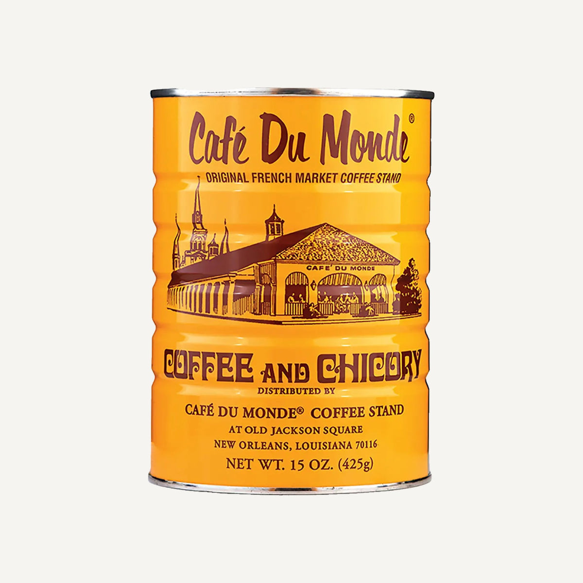 Café Du Monde coffee and chicory can